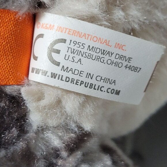 Wild Republic Snow Leopard 10 inch Plush Realistic Stuffed Animal Gray Toy - Picture 6 of 7